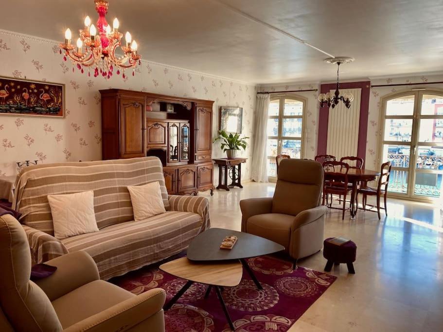 "Georgio" Grand Appartement Traversant Avec Vue Canal Et Parking Sete Ngoại thất bức ảnh